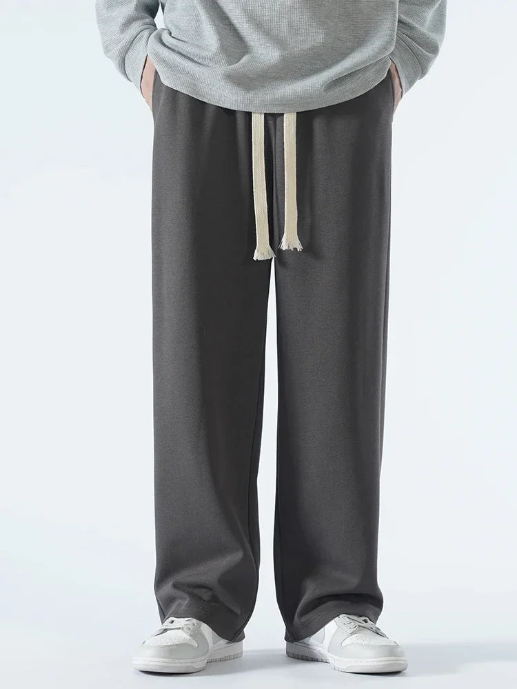 Neutral Streetwear Cotton Pants