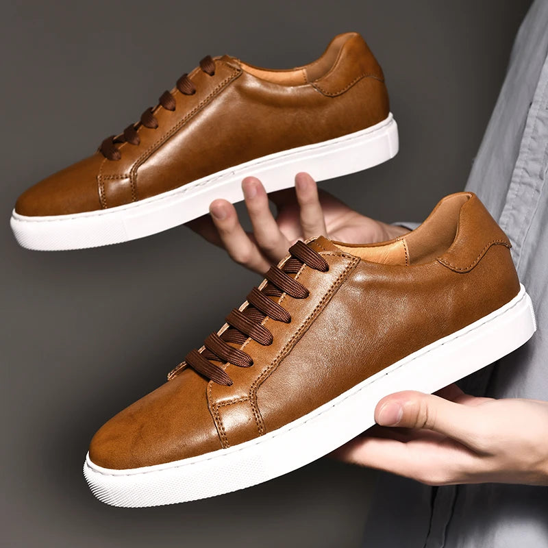 MonarchCraft™ Genuine Cowhide Casuals