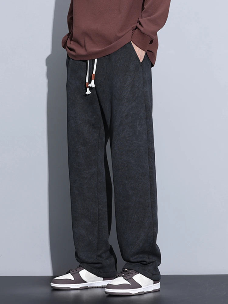 Korean Style Men’s Straight-Leg Casual Pants