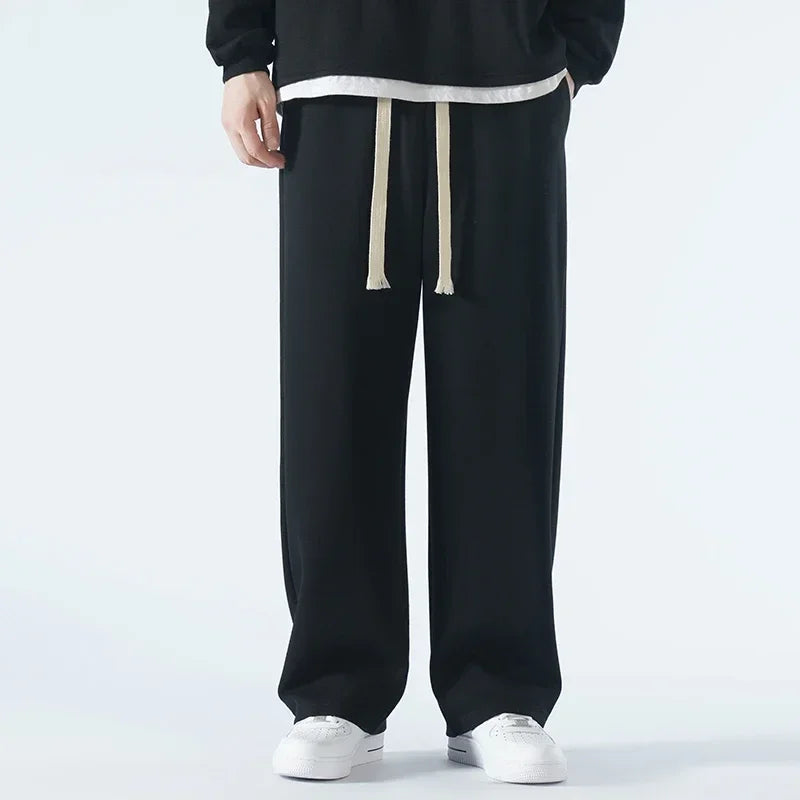 Neutral Streetwear Cotton Pants