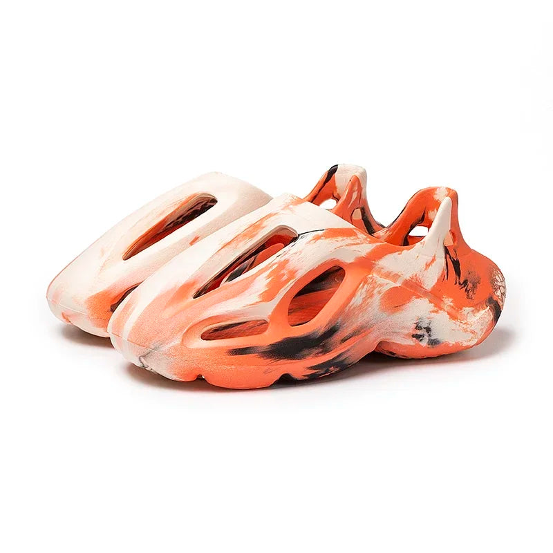 MarbledFlow Clogs