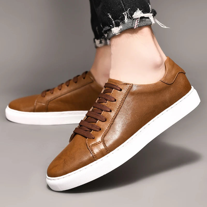 MonarchCraft™ Genuine Cowhide Casuals