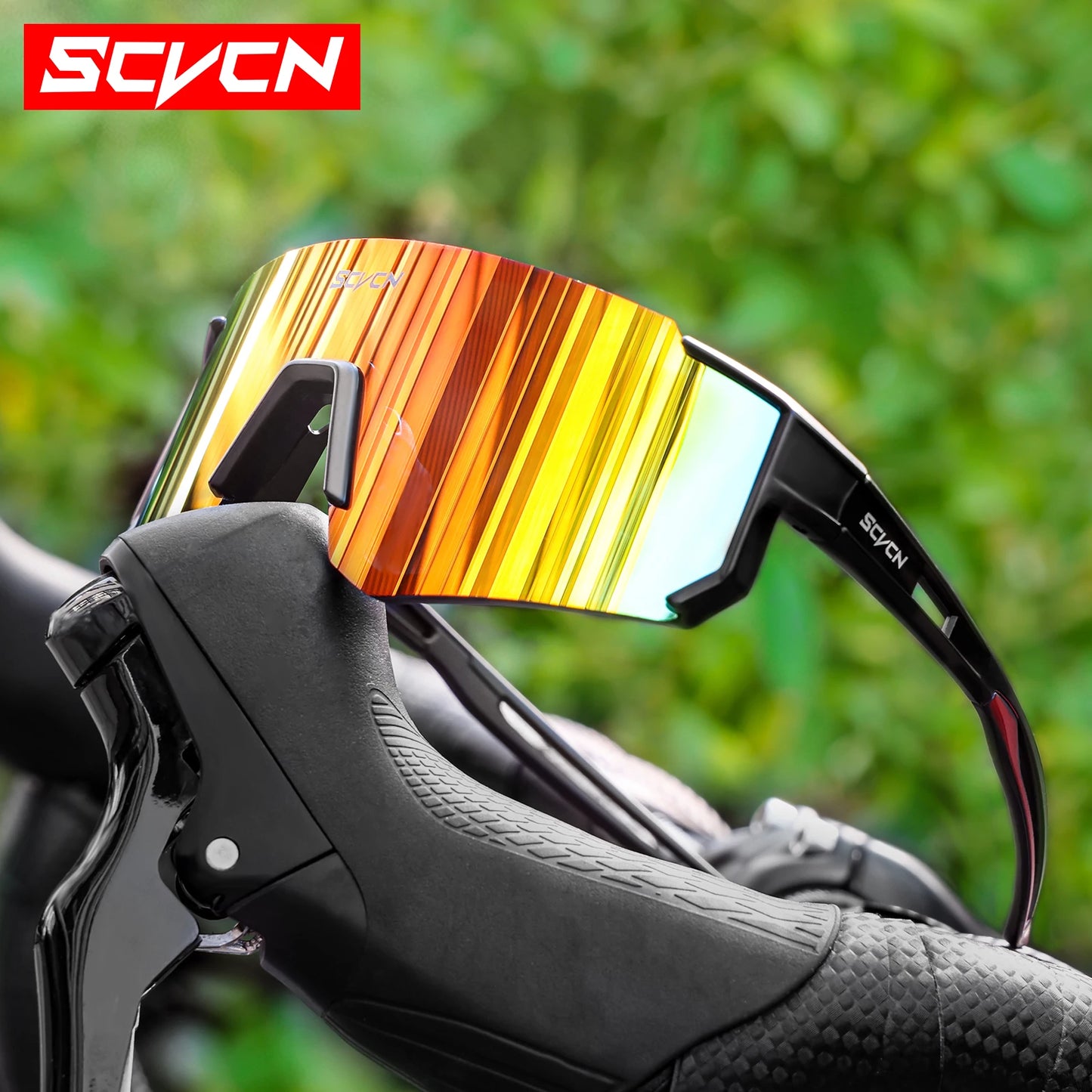 SCVCN™ VelocityShield Trio – 3-Pack UV400 Pro Cycling Sunglasses