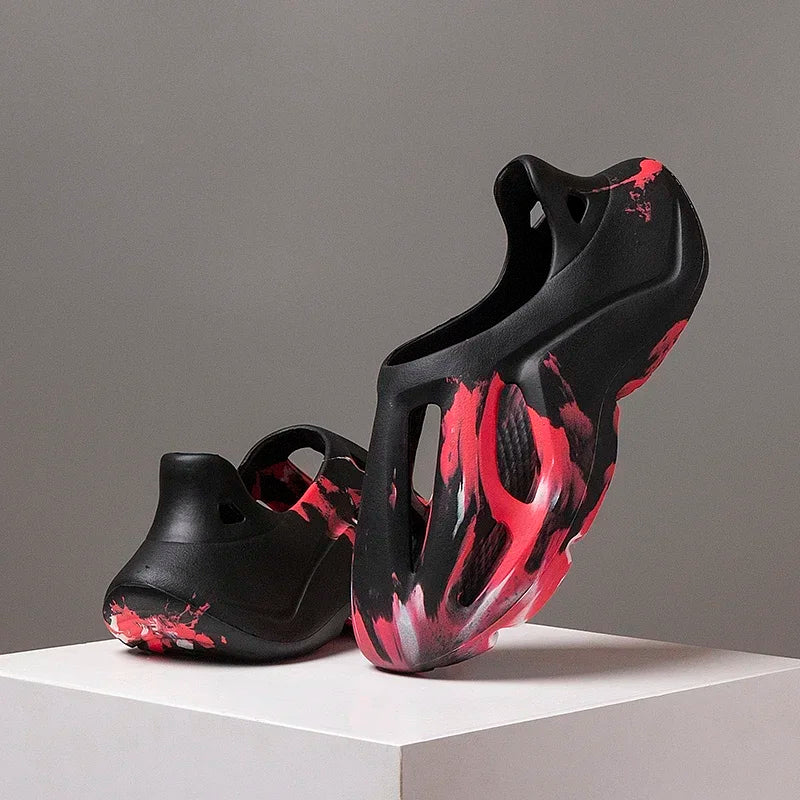 MarbledFlow Clogs