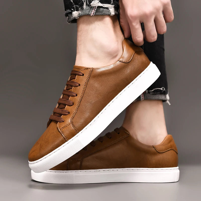 MonarchCraft™ Genuine Cowhide Casuals