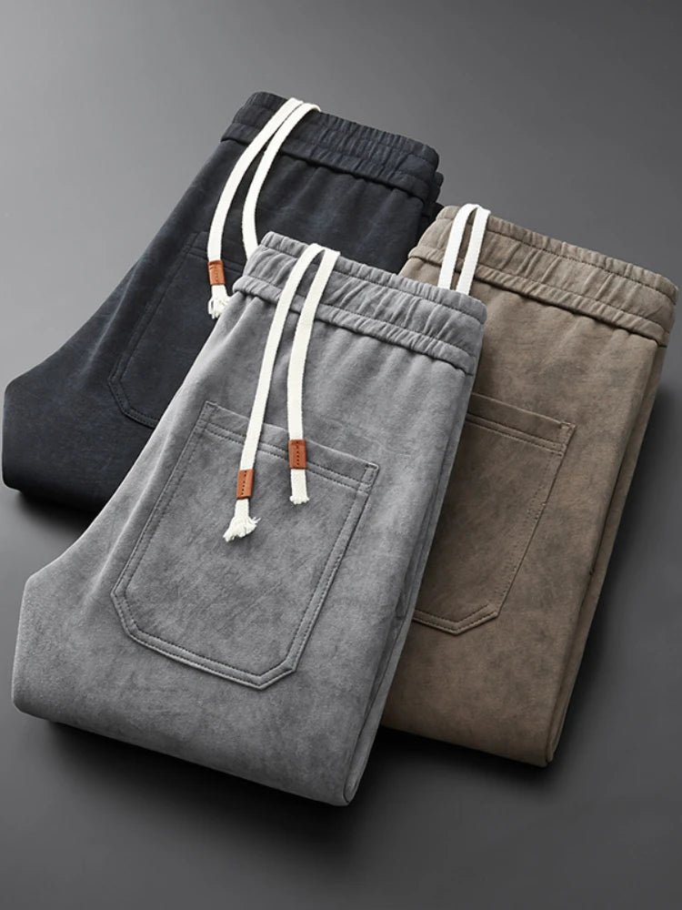 Korean Style Men’s Straight-Leg Casual Pants