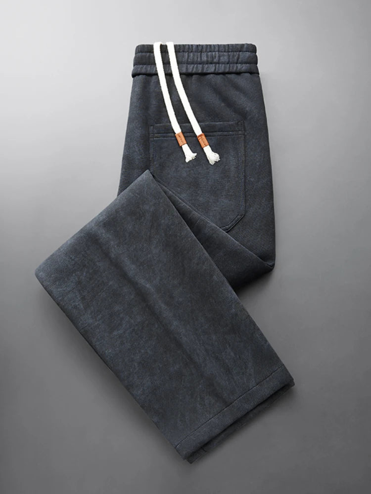 Korean Style Men’s Straight-Leg Casual Pants