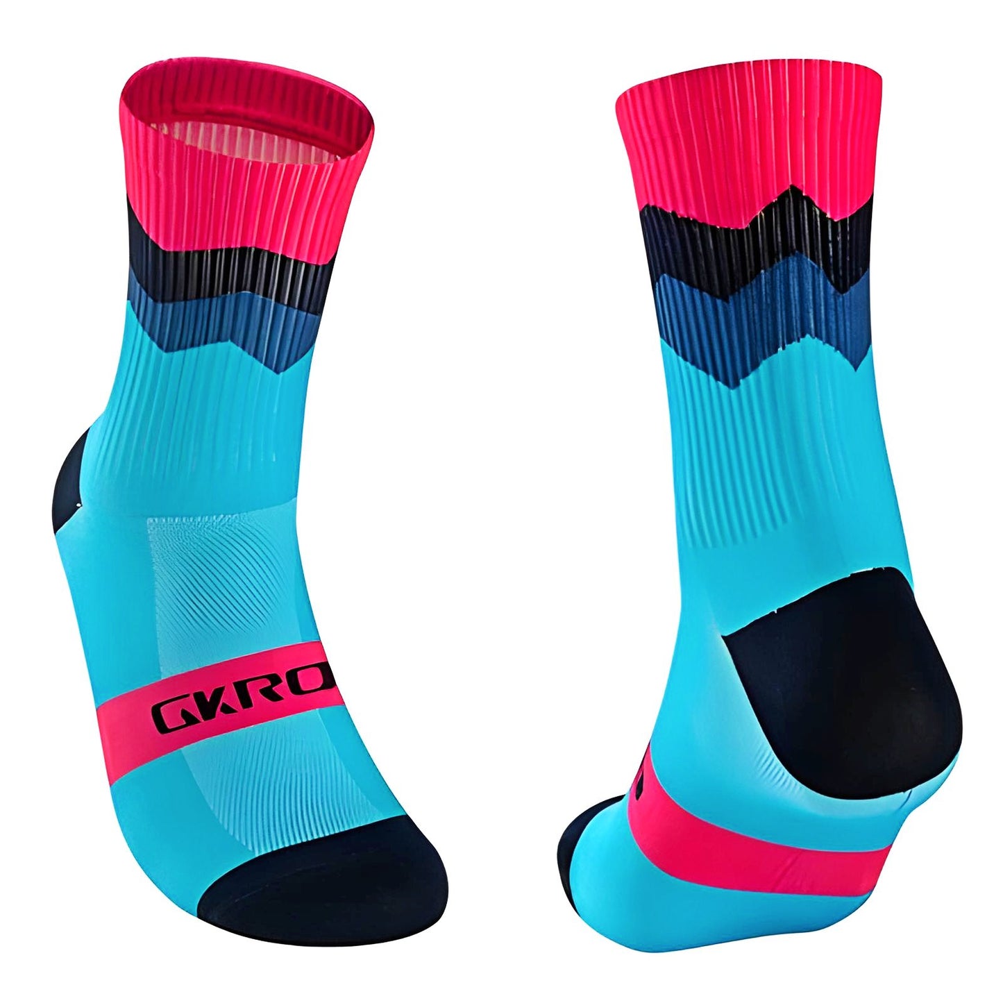 PedalCore™ AeroGrip – Breathable Compression Cycling Socks (Unisex)