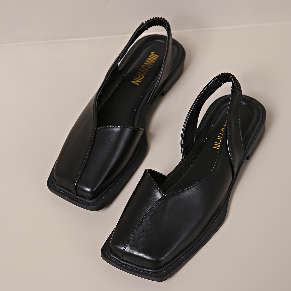 Virelli™ ModStep – Square Toe Slingback Flats