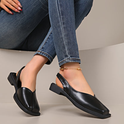 Virelli™ ModStep – Square Toe Slingback Flats