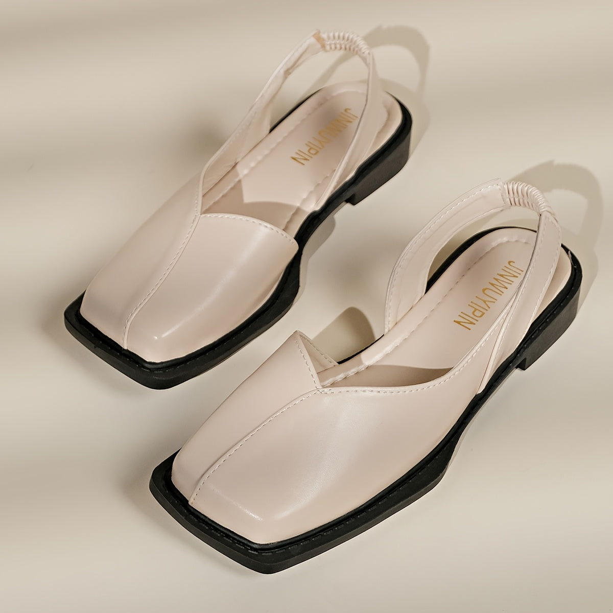 Virelli™ ModStep – Square Toe Slingback Flats