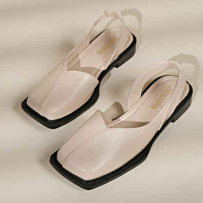 Virelli™ ModStep – Square Toe Slingback Flats