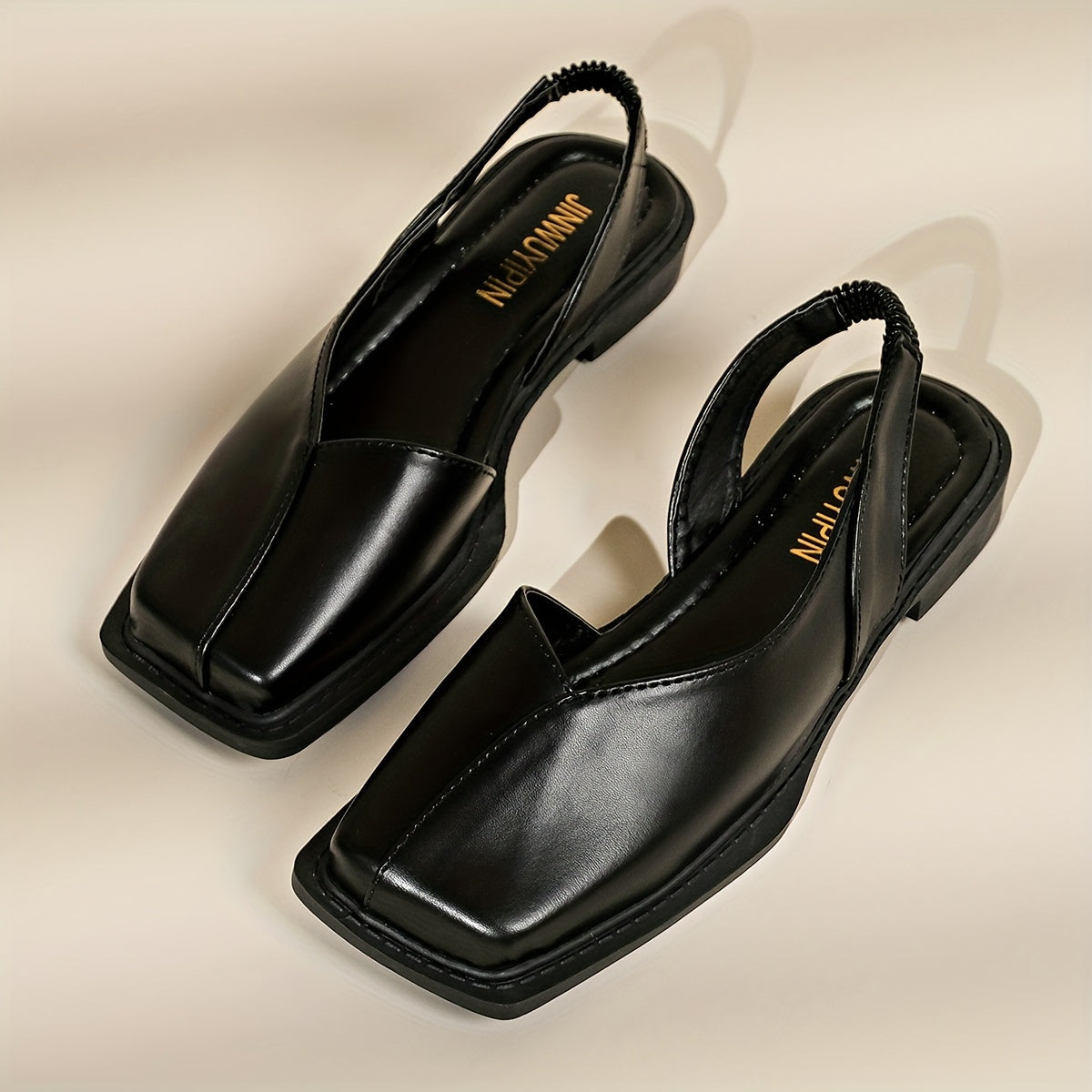 Virelli™ ModStep – Square Toe Slingback Flats