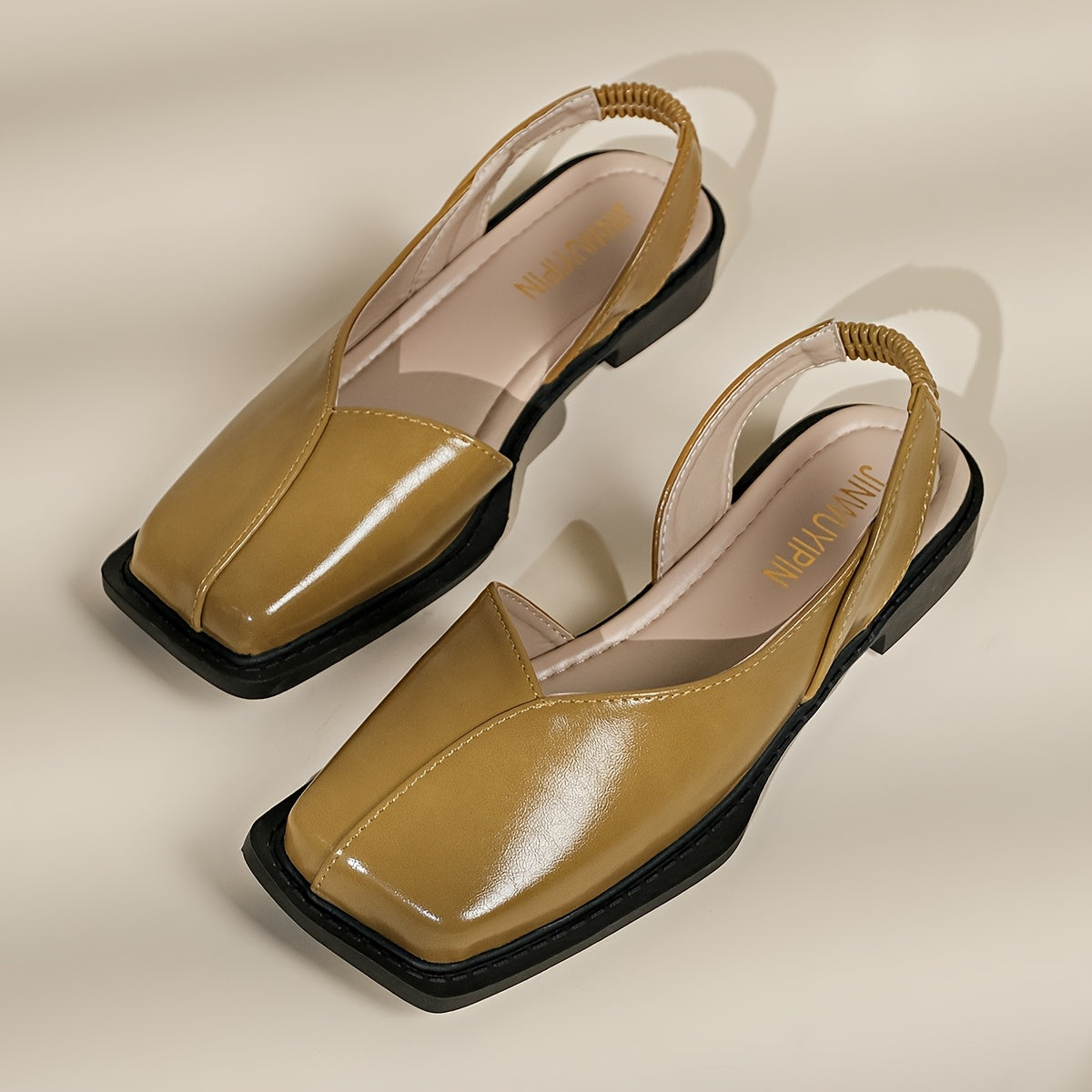 Virelli™ ModStep – Square Toe Slingback Flats