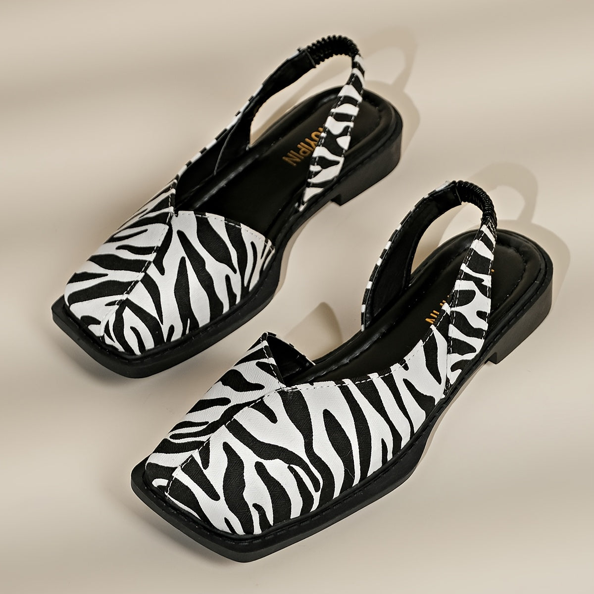Virelli™ ModStep – Square Toe Slingback Flats