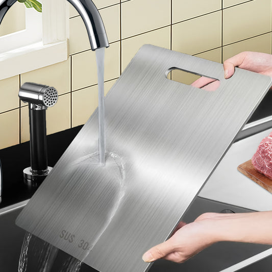 SteelCore™ ProEdge 304 – Double-Sided Stainless Steel Cutting Board