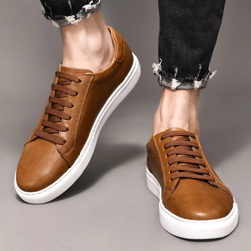 MonarchCraft™ Genuine Cowhide Casuals