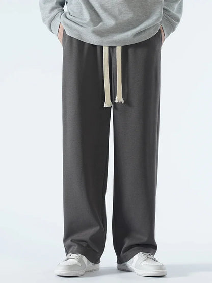Neutral Streetwear Cotton Pants