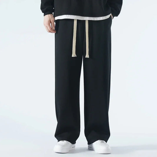 Neutral Streetwear Cotton Pants