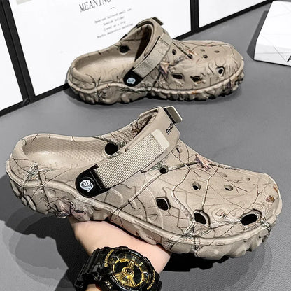 Men's Camouflage Outdoor Clogs – All-Terrain Comfort