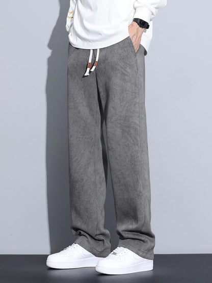 Korean Style Men’s Straight-Leg Casual Pants