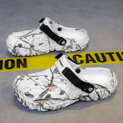 Men's Camouflage Outdoor Clogs – All-Terrain Comfort