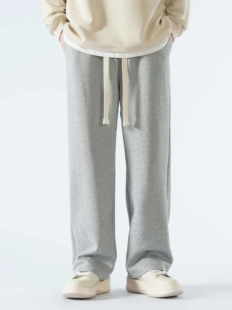 Neutral Streetwear Cotton Pants