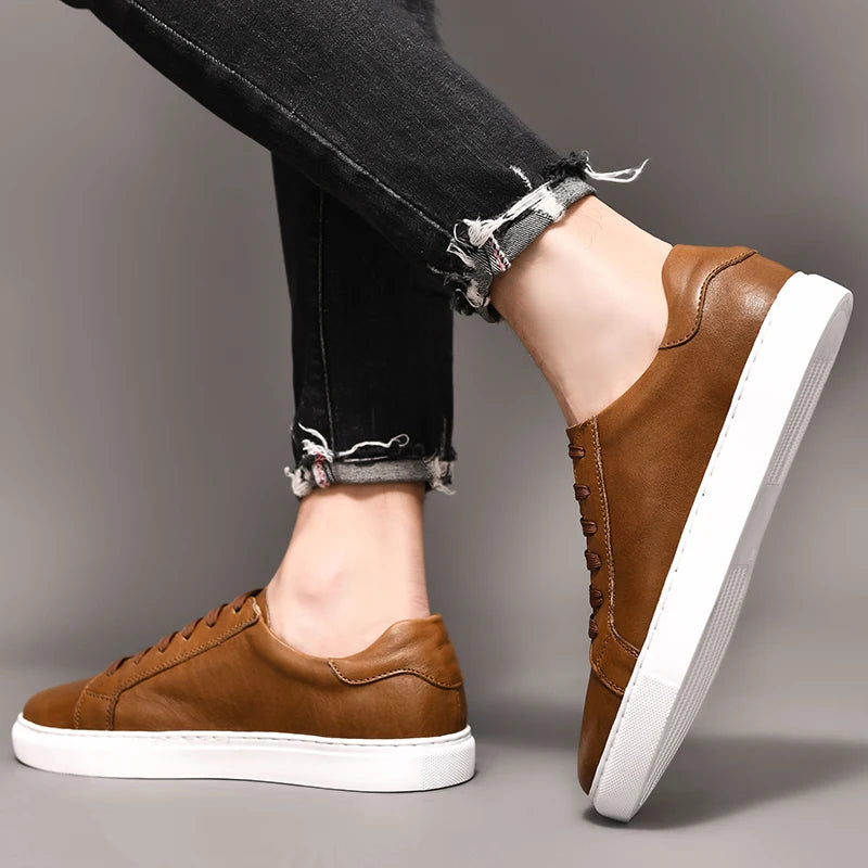 MonarchCraft™ Genuine Cowhide Casuals