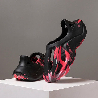 MarbledFlow Clogs