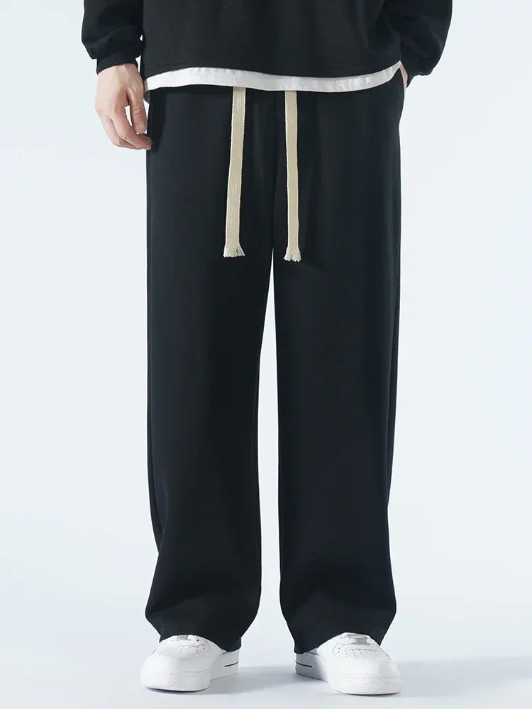 Neutral Streetwear Cotton Pants