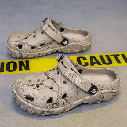 Men's Camouflage Outdoor Clogs – All-Terrain Comfort