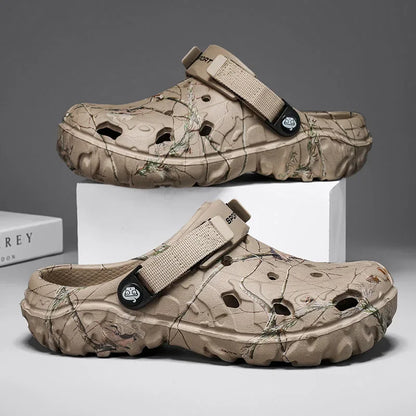 Men's Camouflage Outdoor Clogs – All-Terrain Comfort