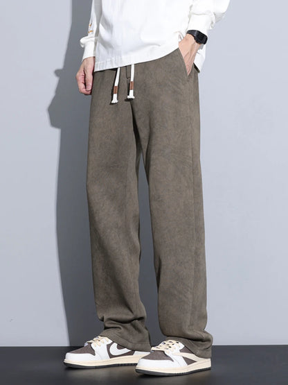 Korean Style Men’s Straight-Leg Casual Pants