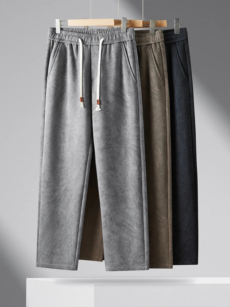Korean Style Men’s Straight-Leg Casual Pants