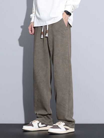 Korean Style Men’s Straight-Leg Casual Pants