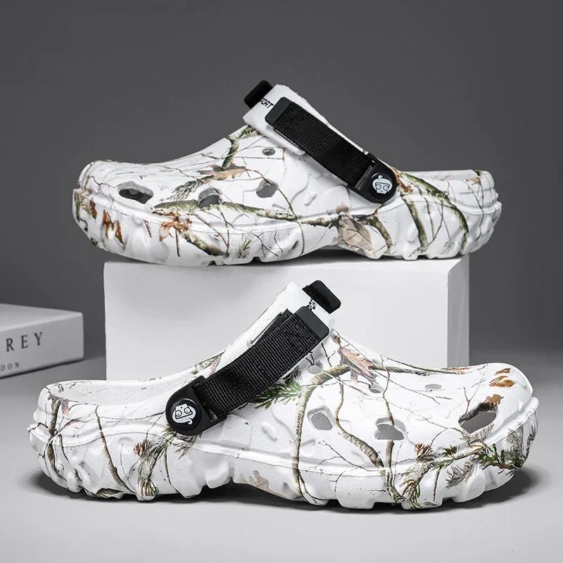 Men's Camouflage Outdoor Clogs – All-Terrain Comfort